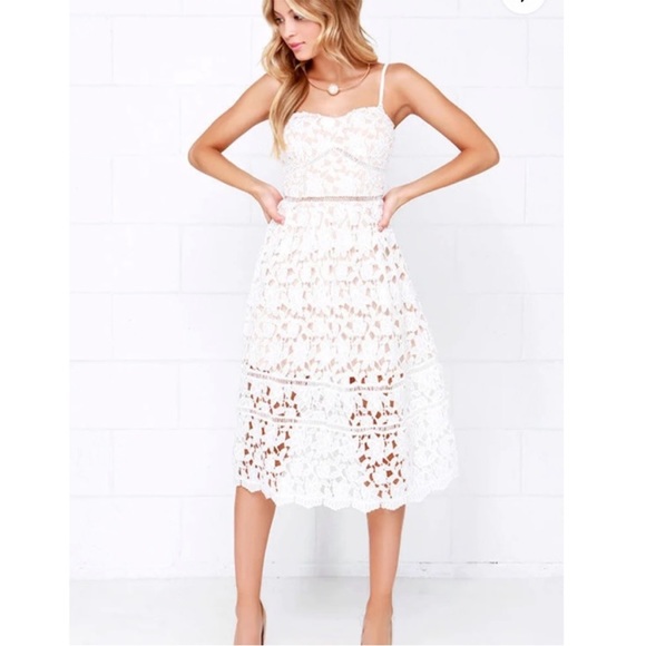 Lulus Dresses & Skirts - Lulu’s Pinnacle of Prestige Lace dress